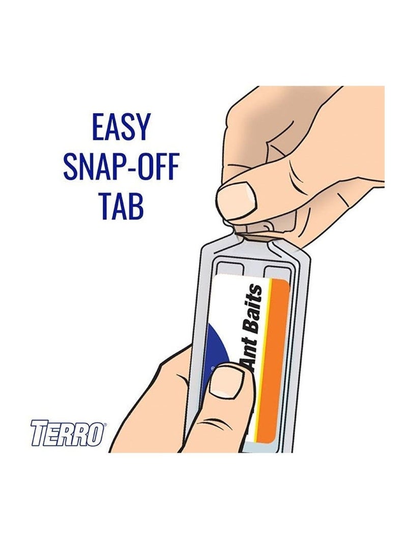 TERRO Liquid Ant Baits 6 Pack, Ready to Use Ant Killer Bait Stations, Indoor & Outdoor Ant Control Solution, Pre Filled Borax Formula, Eliminates Household Ants, Long Lasting Pest Control - Image 3