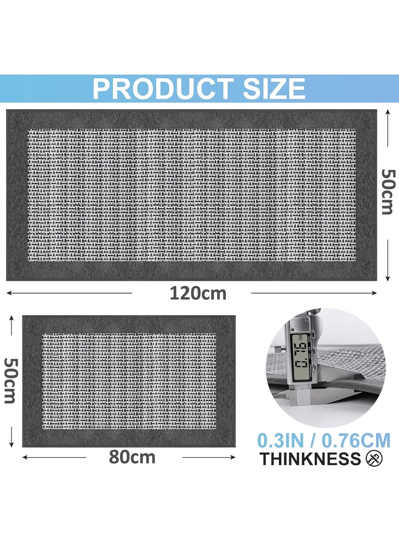 Kitchen Rugs and Mats Set of 2 PCS, Non Skid Washable Absorbent Large Kitchen Sink Rugs, Non Slip Runner Rugs  , Carpets Standing Floor Mats for in Front of Sink Kitchen Laundry - Image 2