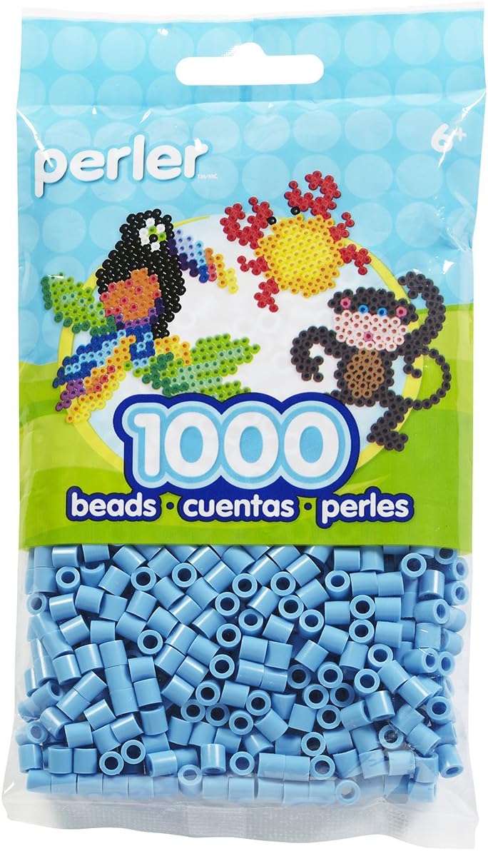 Beads Fuse Beads for Crafts, Pastel Blue, Small, 1000pcs