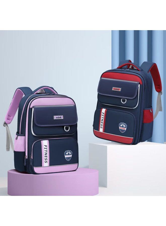 Ninth Castle Primary School Backpack For Students, Spine Protection, Reduce Burden, Healthy Antibacterial Children's Backpack For Boys And Girls In Grades 1-3-6 - Image 2