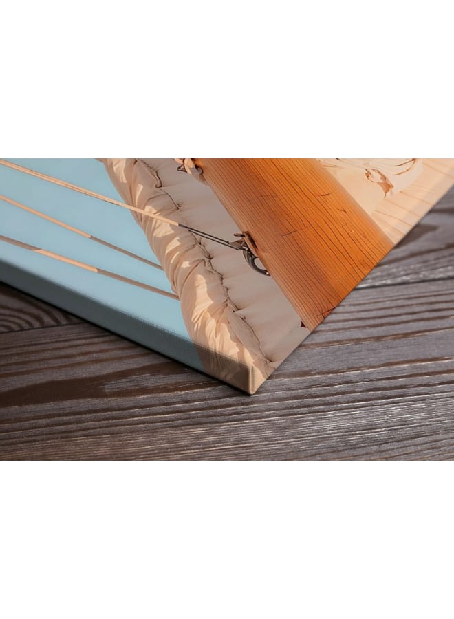 هوم جاليري لوحة فنية جدارية مطبوعة على قماش لمنظر من سطح قارب شراعي على متن يخت - Image 3