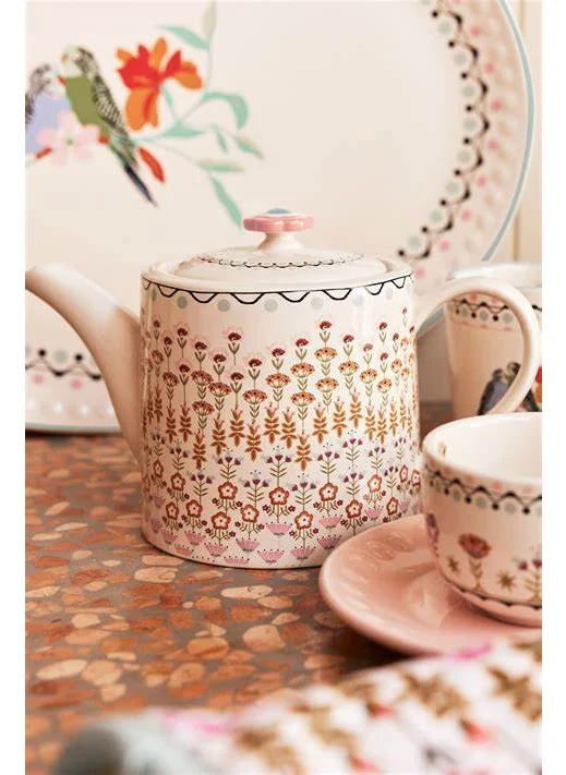 كاث كيدستون Cath Kidston Painted Table Teapot 1L