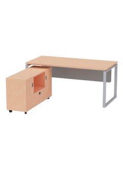 Mahmayi Carre 5116l Oak Modern Workstation Without Drawer