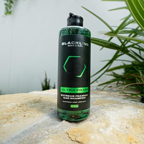 Blackline Automotive Extreme Foaming Car Shampoo - Extreme Ultra Foam Perfect for Ceramic Coatings - Compatible with Foam Cannon for Pressure Washer (16 FL Oz, Green Apple) - Image 4