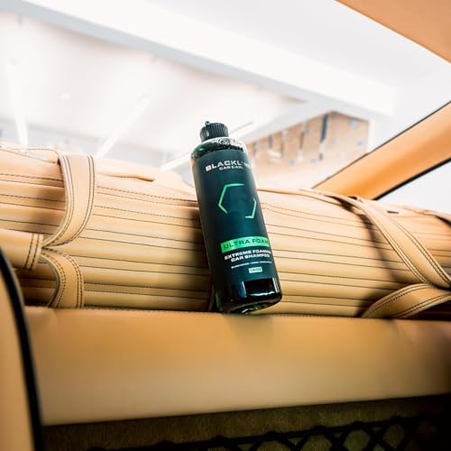 Blackline Automotive Extreme Foaming Car Shampoo - Extreme Ultra Foam Perfect for Ceramic Coatings - Compatible with Foam Cannon for Pressure Washer (16 FL Oz, Green Apple) - Image 5