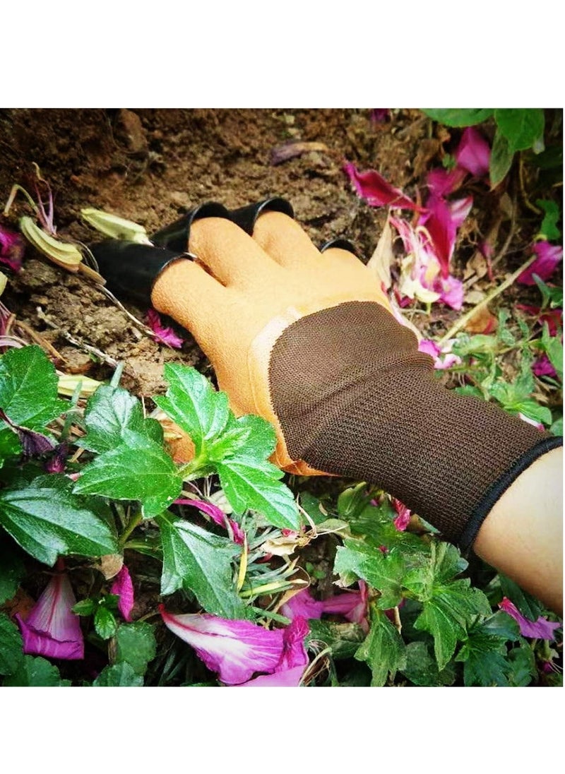 Generic - Garden Gloves with Claws Plastic Digging Gloves Waterproof Gloves Easy Gardening Gloves with Claws - Image 1