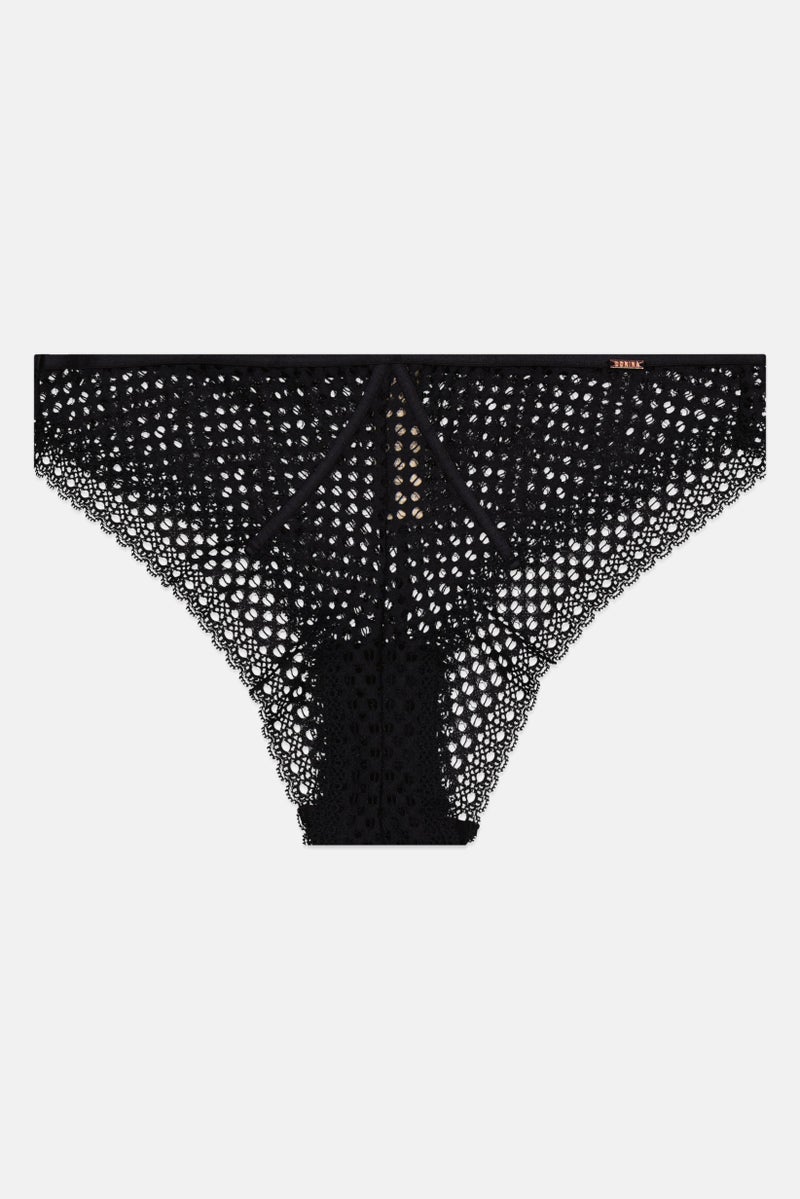 Dorina Women Textured Pull On Panties, Black  - Image 1