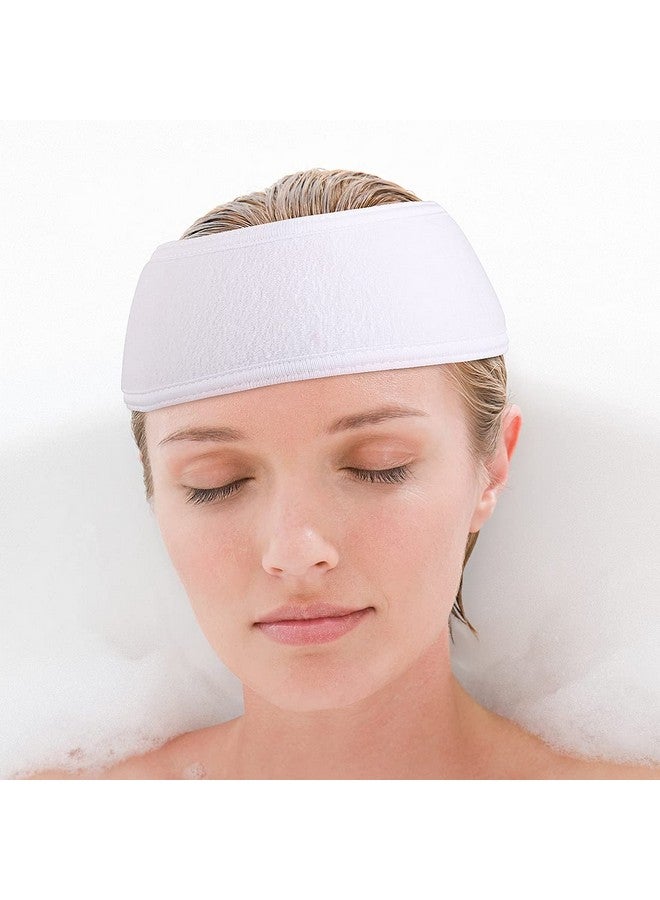 Digital Shoppy Adjustable Wide Hairband Yoga Spa Bath Shower Makeup Wash Face Cosmetic Headband For Women (Blue) - Image 3
