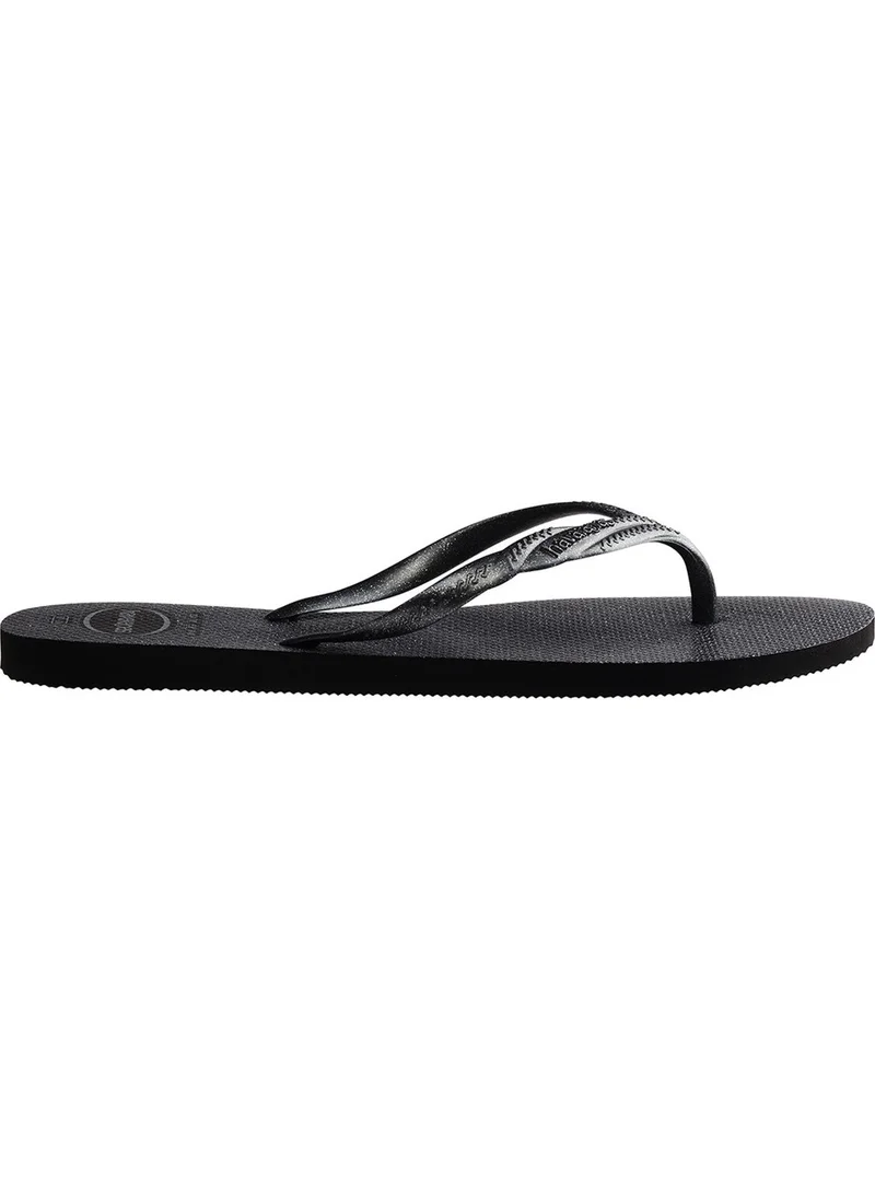 هافاياناس Fantasia Gloss Women's Black Flip Flops 4145643-0006