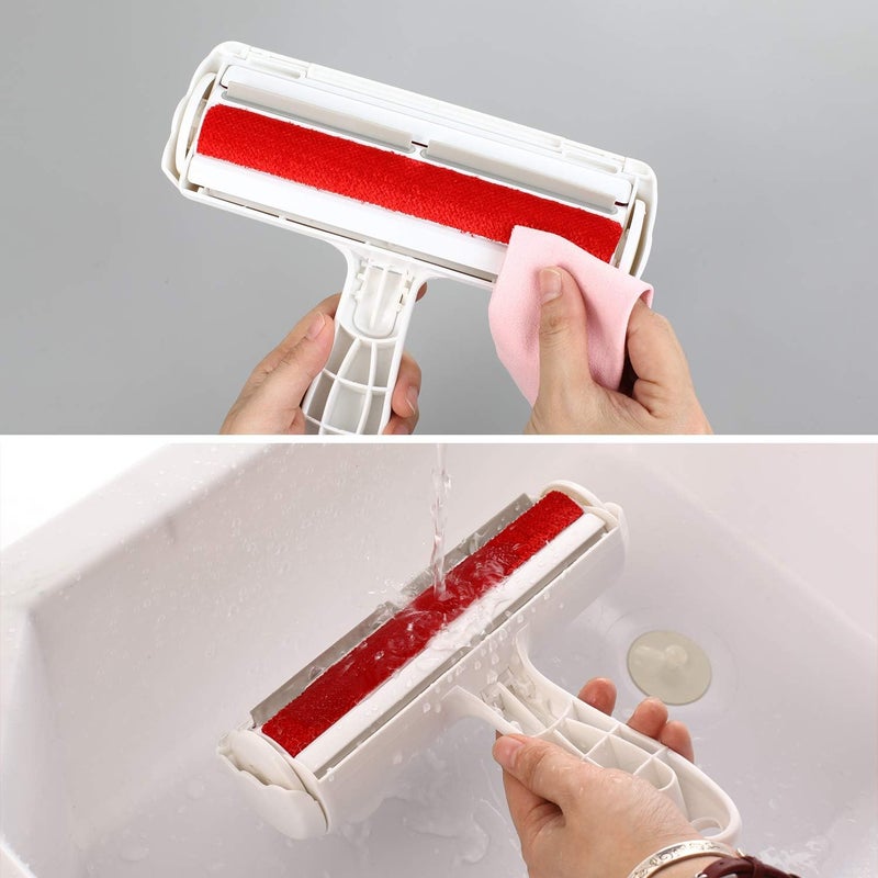 JAGDIV Pet Hair Remover Roller - Dog & Cat Fur Remover with Self-Cleaning Base Remove Supplies Carding Tools for Dogs Cats - Image 5