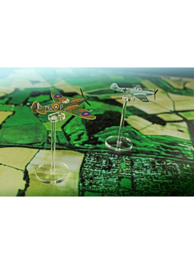 LITKO 28mm Circle Flight Stands with 2-inch pegs, 3mm Clear (10) - Image 2