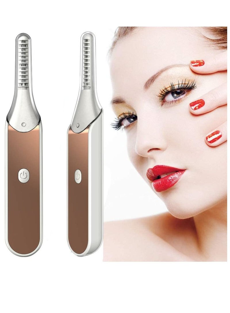 Bluejw USB Rechargeable Heated Eyelash Curler, Portable Electric Curler for Quick Natural Curling, Long-Lasting Effect - Image 2