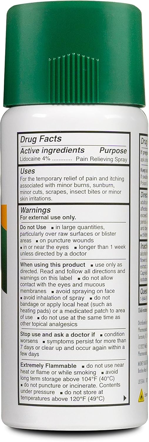 Bactine MAX Dry Spray for Pain Relief with 4 Lidocaine Numbing Lidocaine Spray with Cooling First Aid Pain Itch Relief For Minor Cuts Scrapes Burns Bug Bites Sunburns Postpartum Care 4 - Image 2