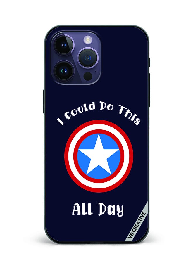 VR CREATIVE Protective Case Cover For Apple iPhone 16 Pro Max Captain American Design Multicolour