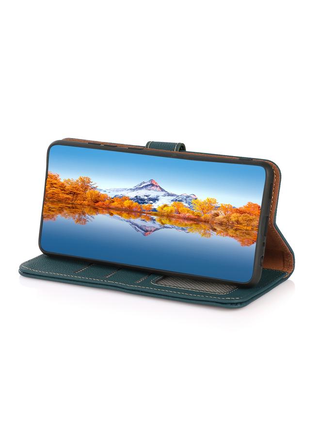 Green Tiger Case For Honor X9c KHAZNEH Custer Genuine Leather RFID Phone Case - Image 5