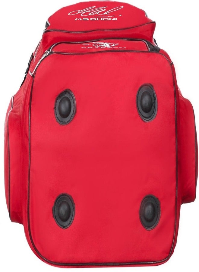 SPARTEN Cricket kit Bag daffle Bag Code Material Cricket kit Bag with Shoes Compartment and 2 BAT Pocket (Red) - Image 4