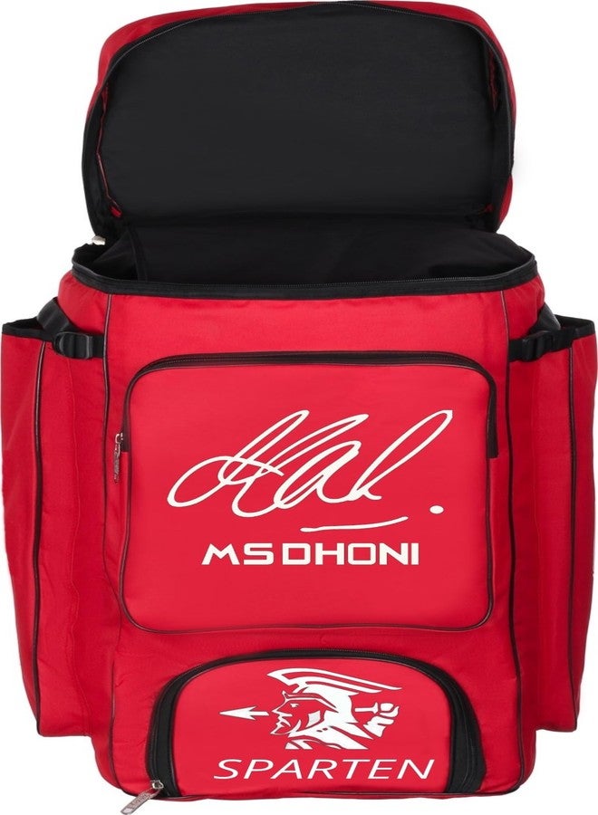 SPARTEN Cricket kit Bag daffle Bag Code Material Cricket kit Bag with Shoes Compartment and 2 BAT Pocket (Red) - Image 5