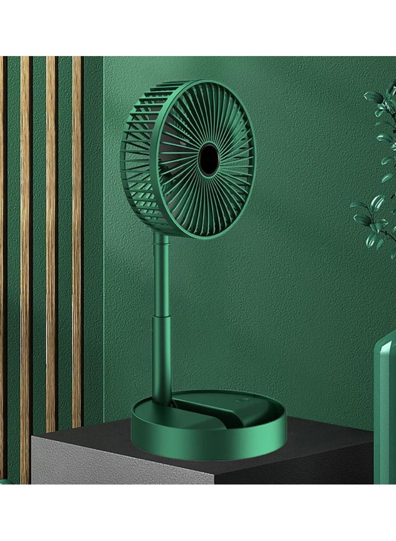 DubaiGallery Adjustable Mini Fan Kipas Small Cooling Handy Desk Home Office Table Battery USB Rechargeable Portable  - Image 4