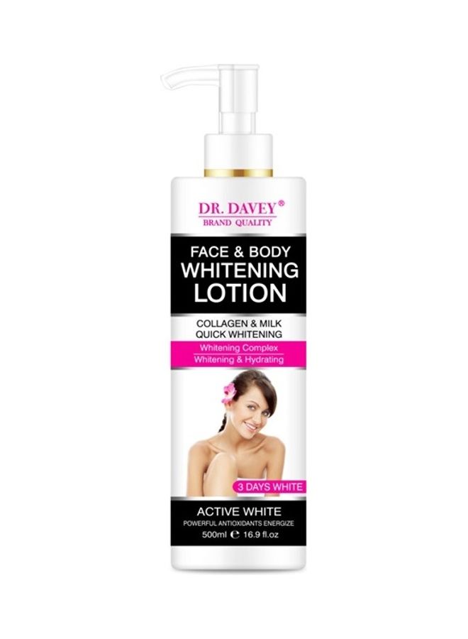 DR. DAVEY Face And Body Whitening Lotion 500ml - Image 1