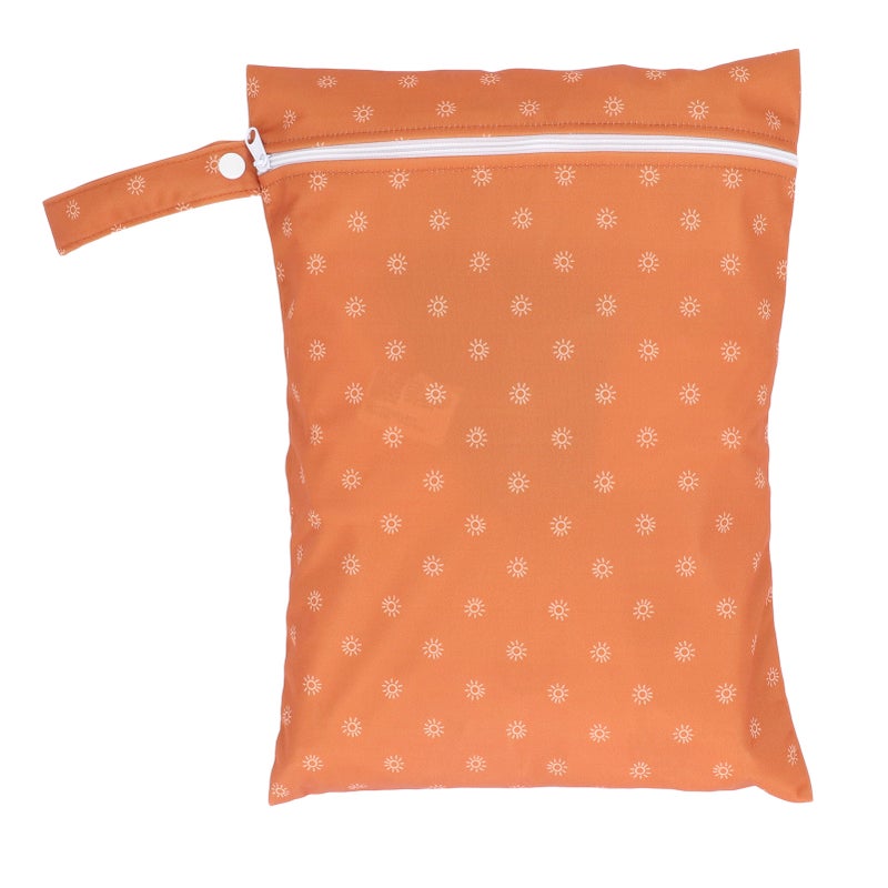 Baby Diapers Wet Dry Bags Waterproof Zippered Button Diapers Organizer Wet Bag Multifunctional Daycare Organizer XY001 EF441 - Image 1