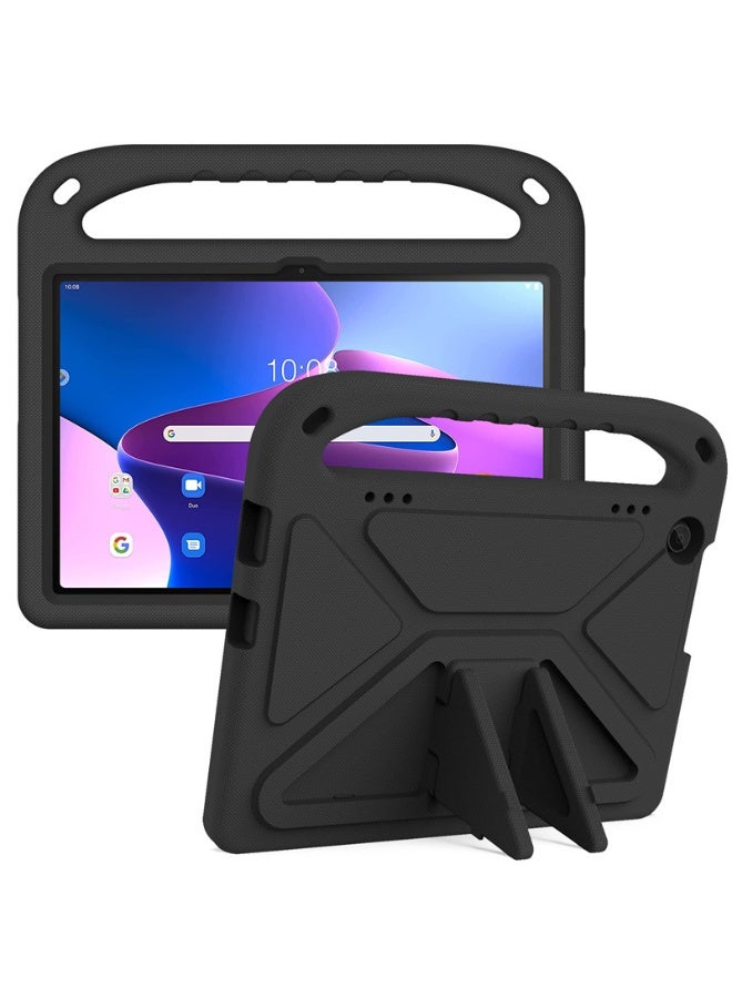 عام حافظة أطفال مضادة للصدمات متوافقة مع لوح لينوفو تاب إم 10 (الجيل الثالث) مقاس 10.1 بوصة 2022، تحتوي على مقبض قائم مقاوم للصدمات لنوفو تاب إم 10 الجيل الثالث (طرازات TB328FU / TB328XU) للأجهزة اللوحية مقاس 10.1 بوصة - Image 1