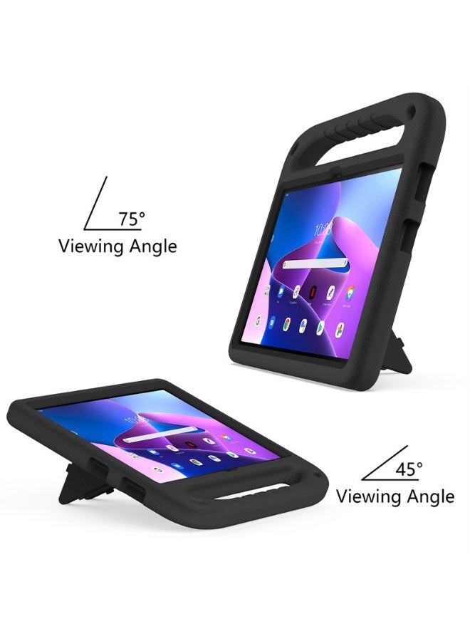 عام حافظة أطفال مضادة للصدمات متوافقة مع لوح لينوفو تاب إم 10 (الجيل الثالث) مقاس 10.1 بوصة 2022، تحتوي على مقبض قائم مقاوم للصدمات لنوفو تاب إم 10 الجيل الثالث (طرازات TB328FU / TB328XU) للأجهزة اللوحية مقاس 10.1 بوصة - Image 3