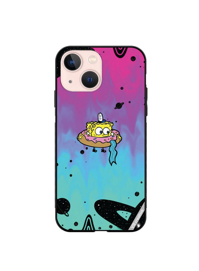 VR CREATIVE Protective Case Cover For Apple iPhone 13 mini Spongebob Design Multicolour - Image 1
