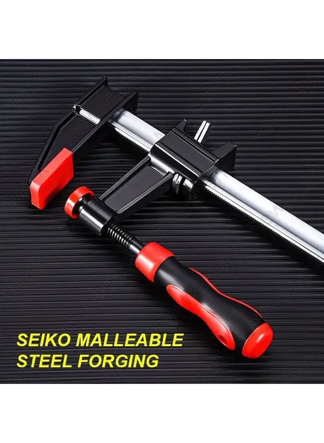 2pcs 10 Inch Steel Bar Clamp Quick Adjust Woodworking Clamp 500 Lbs Load - Image 2