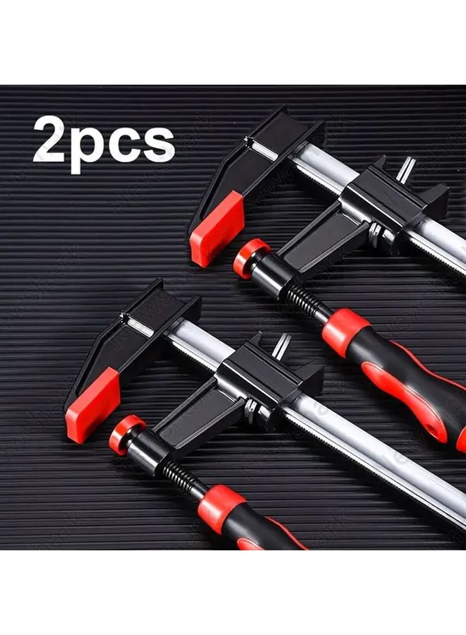 2pcs 10 Inch Steel Bar Clamp Quick Adjust Woodworking Clamp 500 Lbs Load - Image 3