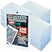 TORONTOKYO 100ct Magnetic Card Holders for Trading Cards 35PT One Touch Card Holder Card Protector Hard Plastic for Baseball Football Sports and Game Cards - Image 3