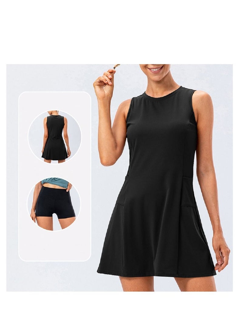 Loquat Anti - malfunction of air yoga golf sport tennis skirts twinset - Image 3