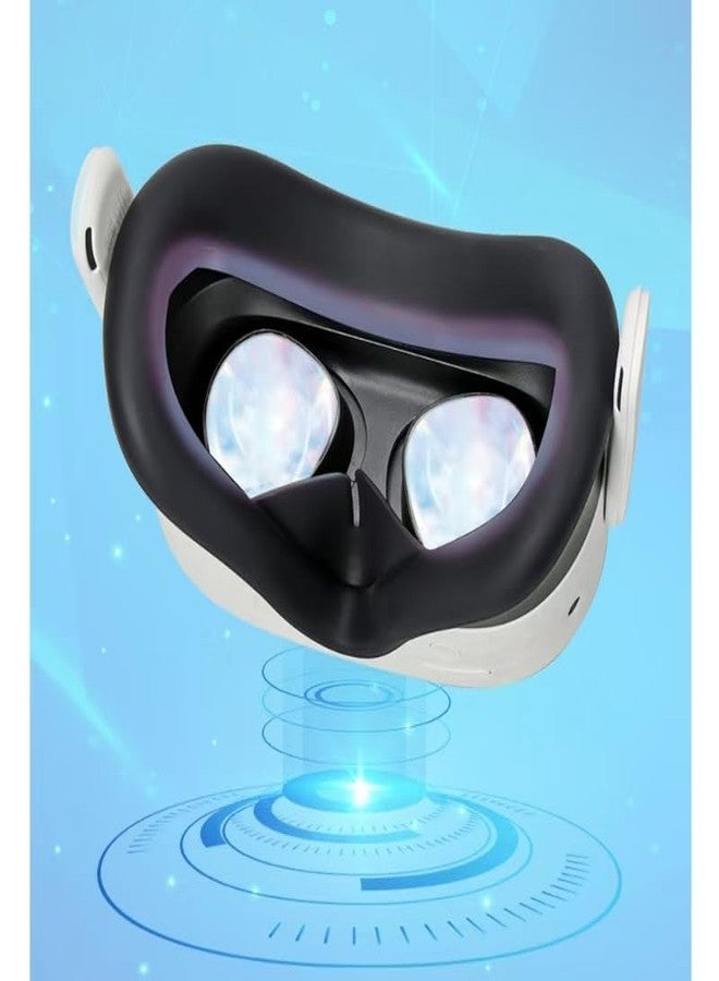 Hounyoln Silicone Case for Meta Quest 3s,Soft Face Cover Virtual Reality Accessories, Q3s VR Facial Skin 1 pcs - Image 1