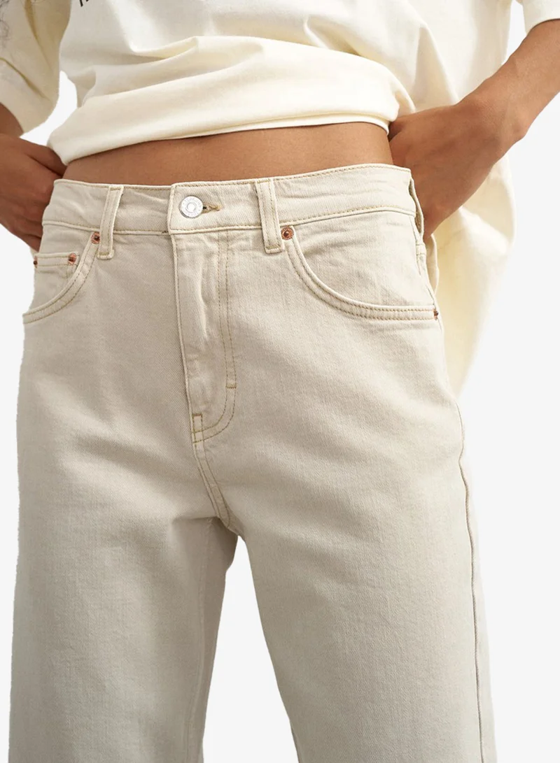 Topshop  Mid Rise Denim Jeans for Women | Best Price UAE