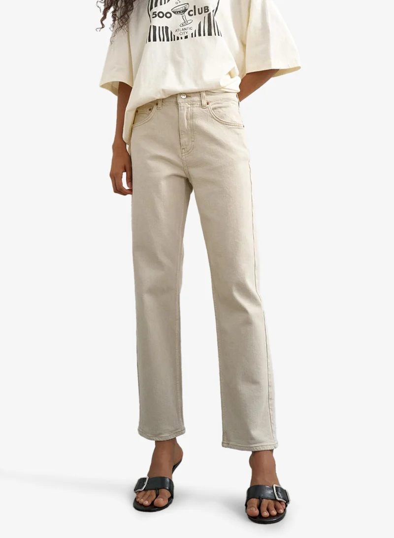 Mid Rise Denim Jeans