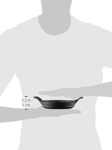 Staub Cast Iron 6-inch Round Gratin Baking Dish - Matte Black, Made in France - Image 3