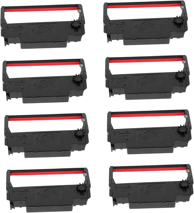 High Absorption Ink Ribbon 24pcs Compatible TM Printer Red Black Cash Register - Image 1
