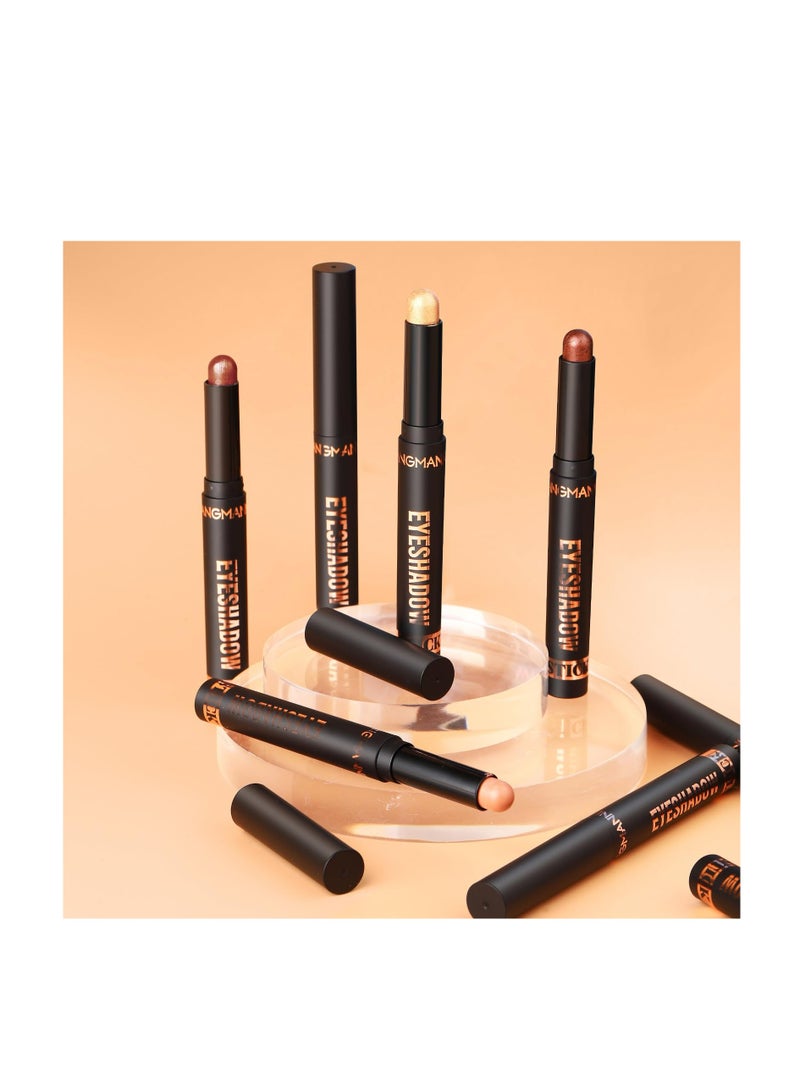 LANGMANNI Waterproof Long-Lasting Eyeshadow Stick with Shimmer and Matte Finish(#12) - Image 4