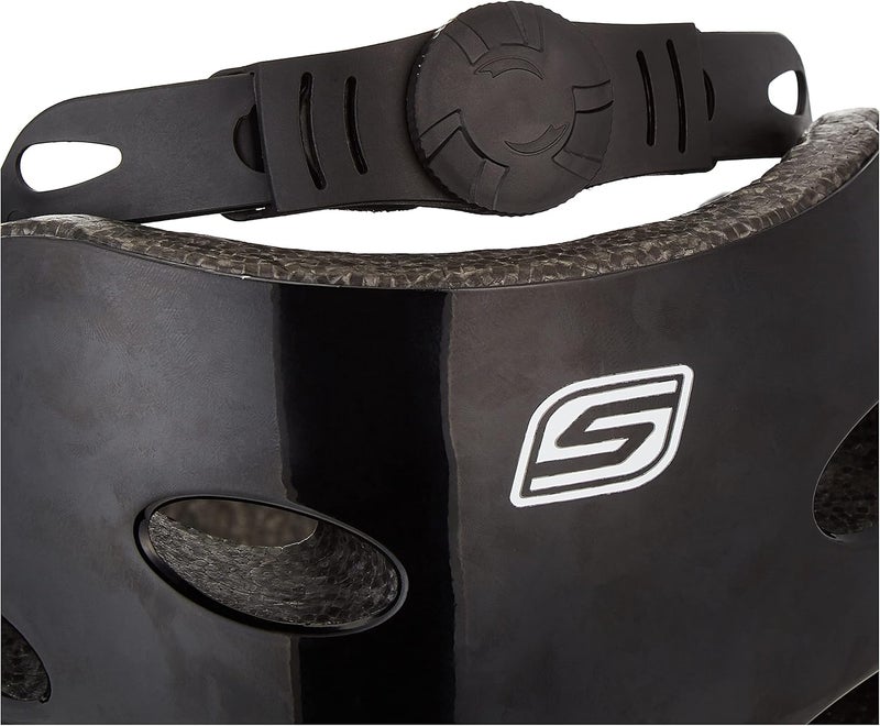 Spartan Multi-Sport Helmet – Lightweight, Ventilated, Safe for Skateboarding, Cycling, Roller Skating & Youth Scooter, Black Glossy - Image 4