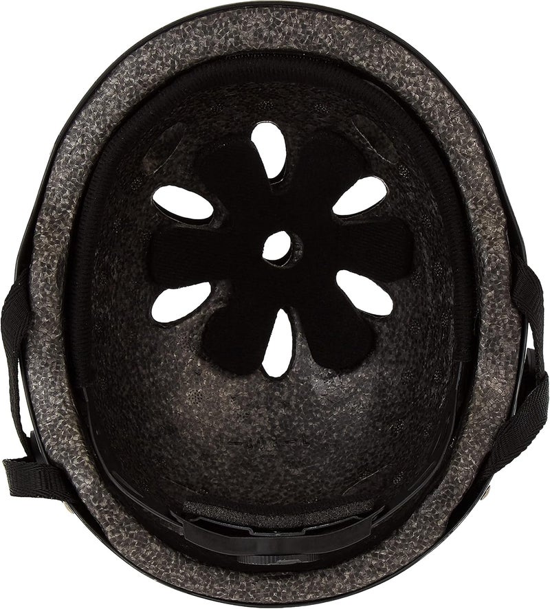 Spartan Multi-Sport Helmet – Lightweight, Ventilated, Safe for Skateboarding, Cycling, Roller Skating & Youth Scooter, Black Glossy - Image 3