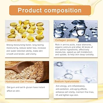 IFUDOIT Premium Crystal 24K Gold Powder Gel Collagen Eye Mask 25 Pairs Eye Treatment Masks for Women and Men Moisturiser Anti Aging Anti Wrinkle Remove Eye Bags Dark Circles Puffy Eyes - Image 4