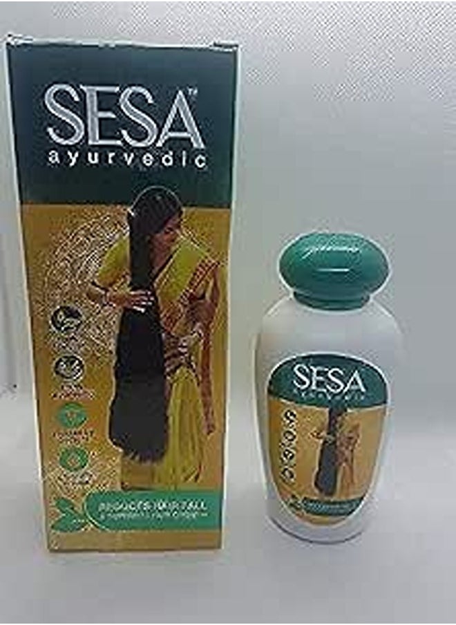 Sesa زيت سيسا، زيت عشبي أيورفيدي لشعر طويل وجميل ومغذي، 90 مل 