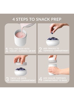 Bentgo Kids Snack Cup - White  - Image 5