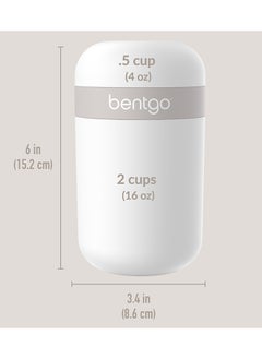 Bentgo Kids Snack Cup - White  - Image 4