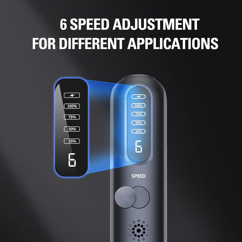 SYOSI Electric Rotary Tool, Handheld Cordless Engraving Pen Drilling Pen Polishing Pen, Usb Rechargeable Rotary Tool Kit With 52Pcs Accessories For Sanding, Drilling, Engraving, Polishing, Crafting - Image 5