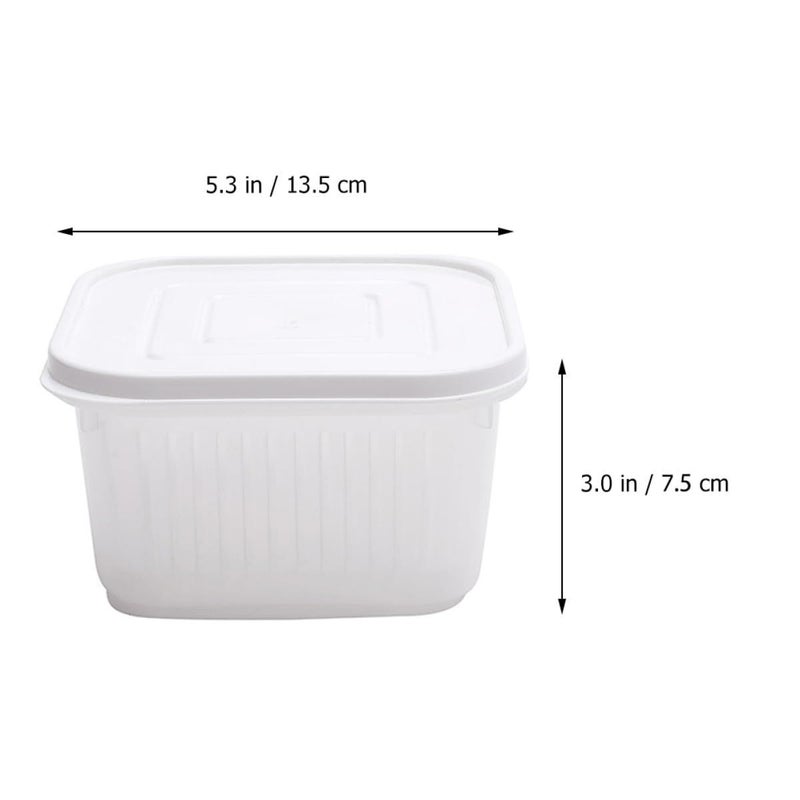 3 Piece Fresh Produce Storage Containers for Refrigerator and Freezer with Lid Random Color - Image 3