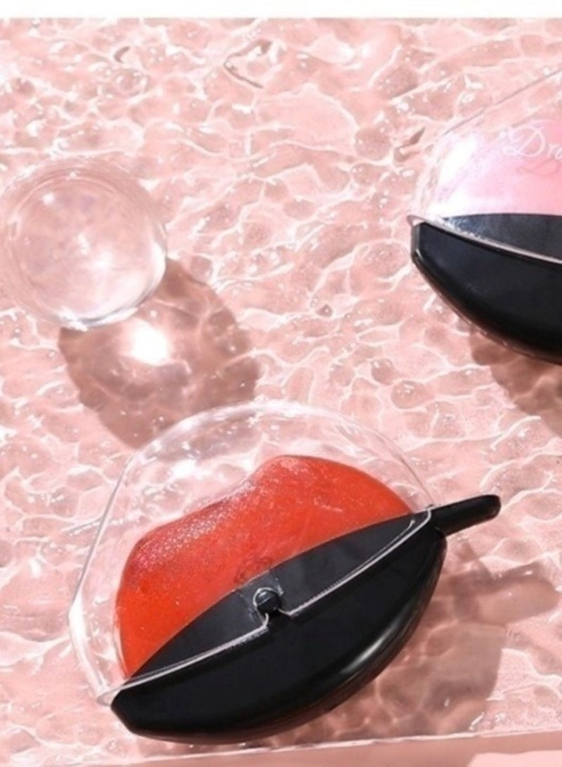 هويتك أحمر شفاه لامع لامع لامع لامع مقاوم للماء وسريع اللمعان، لون أحمر 12 - Image 3