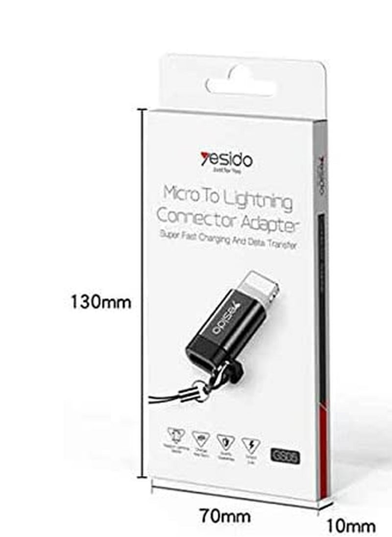 Yesido - Micro to Lightning Connector Adapter - Image 1