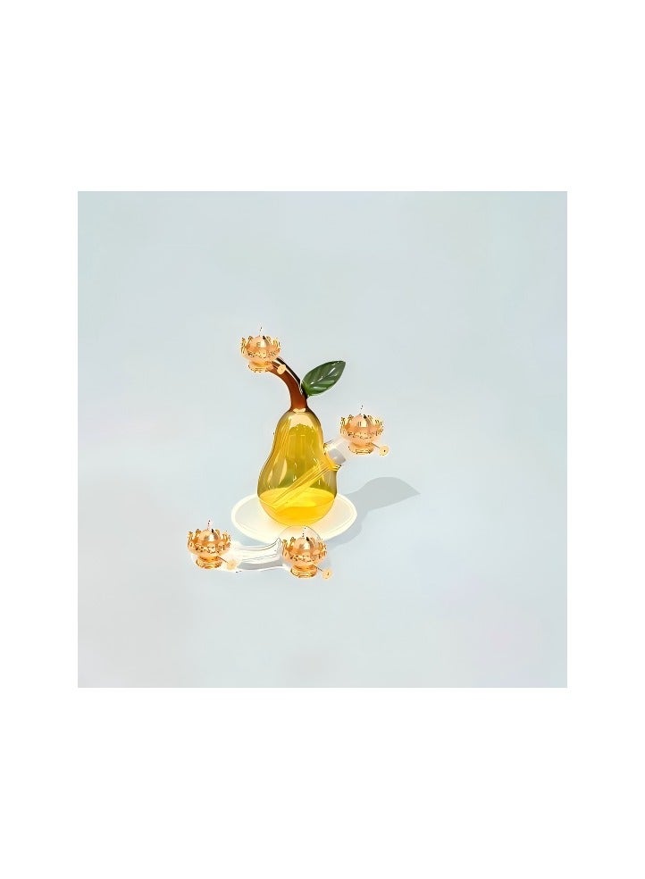 زجاجة شمعة زجاجية مقاومة للحرارة عالية الجودة من مادة البوروسيليكات الطبية لاستخدام طويل الأمد