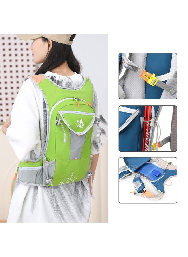 Generic Outdoor Cycling Bag Bicycle Bag Lightweight Breathable Backpack Water Bottle Bag Men's And Women's Hiking Cross-country Running Bag-Color:Red-Capacity:Below 20l - Image 3