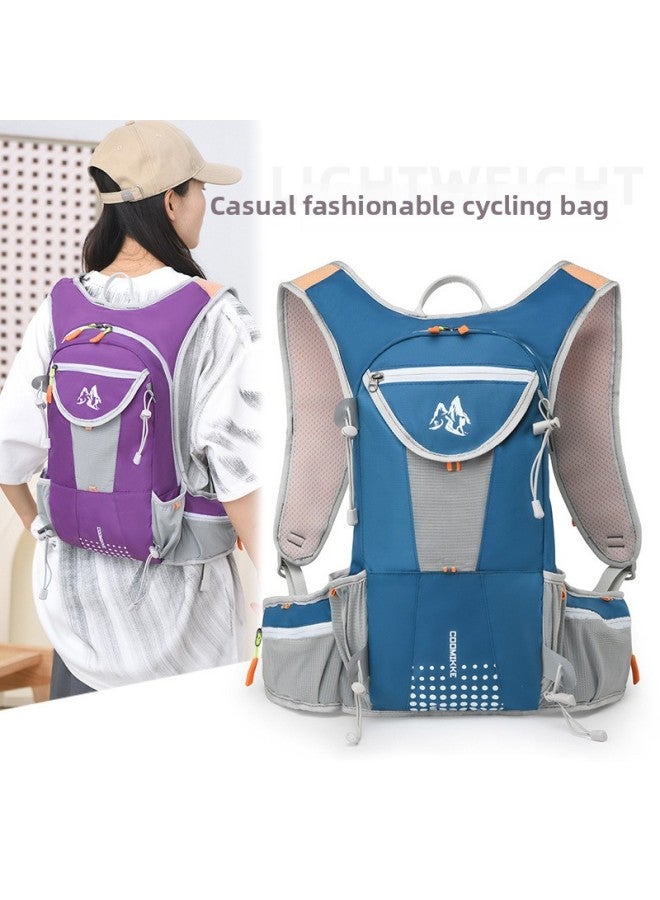 Generic Outdoor Cycling Bag Bicycle Bag Lightweight Breathable Backpack Water Bottle Bag Men's And Women's Hiking Cross-country Running Bag-Color:Red-Capacity:Below 20l - Image 2